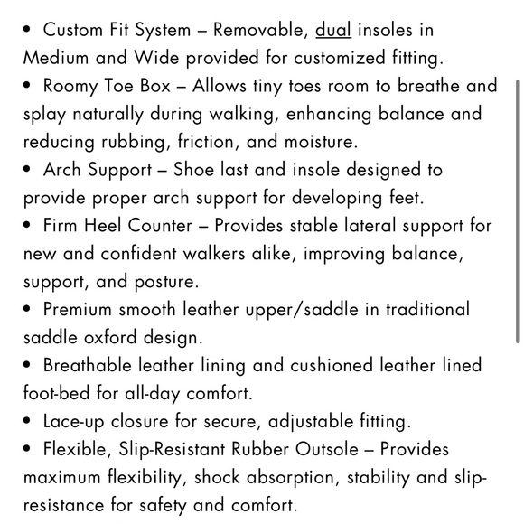 Footmates classic two-tone leather saddle shoes toddler size 4 - Picture 5 of 5